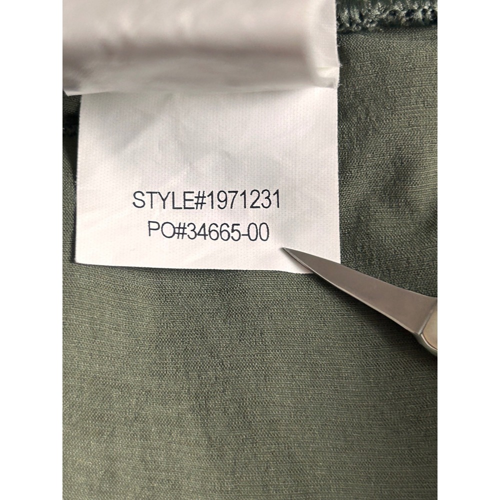 Prana Halle Shorts II Olive Green Hiking Outdoor Stretch Women Large 1971231 - Picture 8 of 11